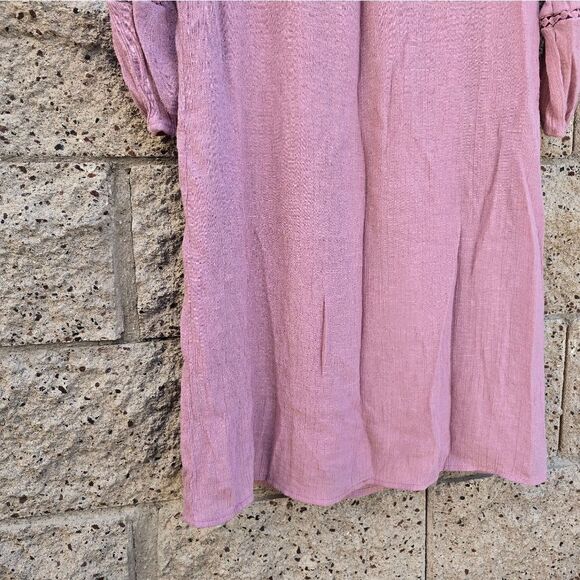 Elegant Pink Lace-Trimmed Women's Top - Picture 15 of 16